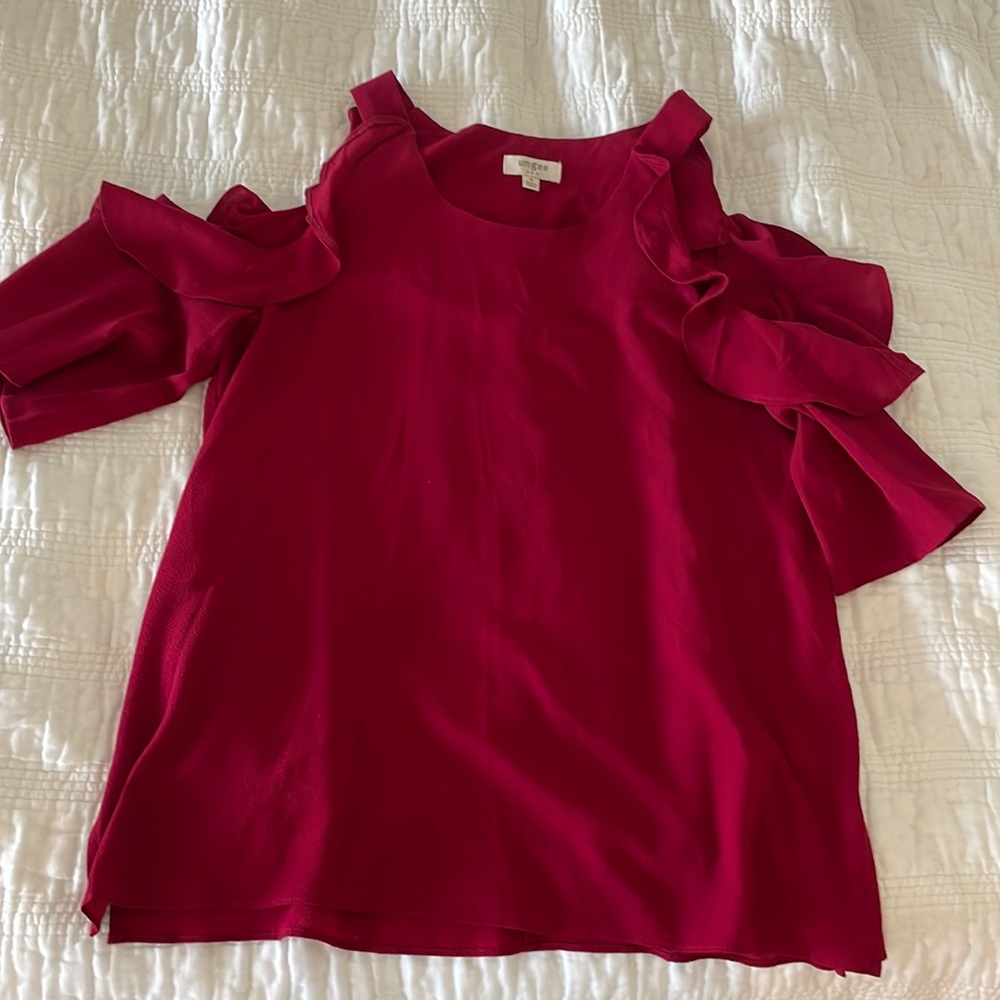 Open shoulder blouse
